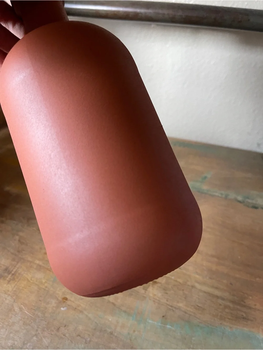 Terracotta jug bottle Vase with stopper decor boho